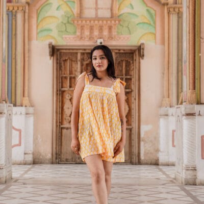 Tilly Tie Short Dress