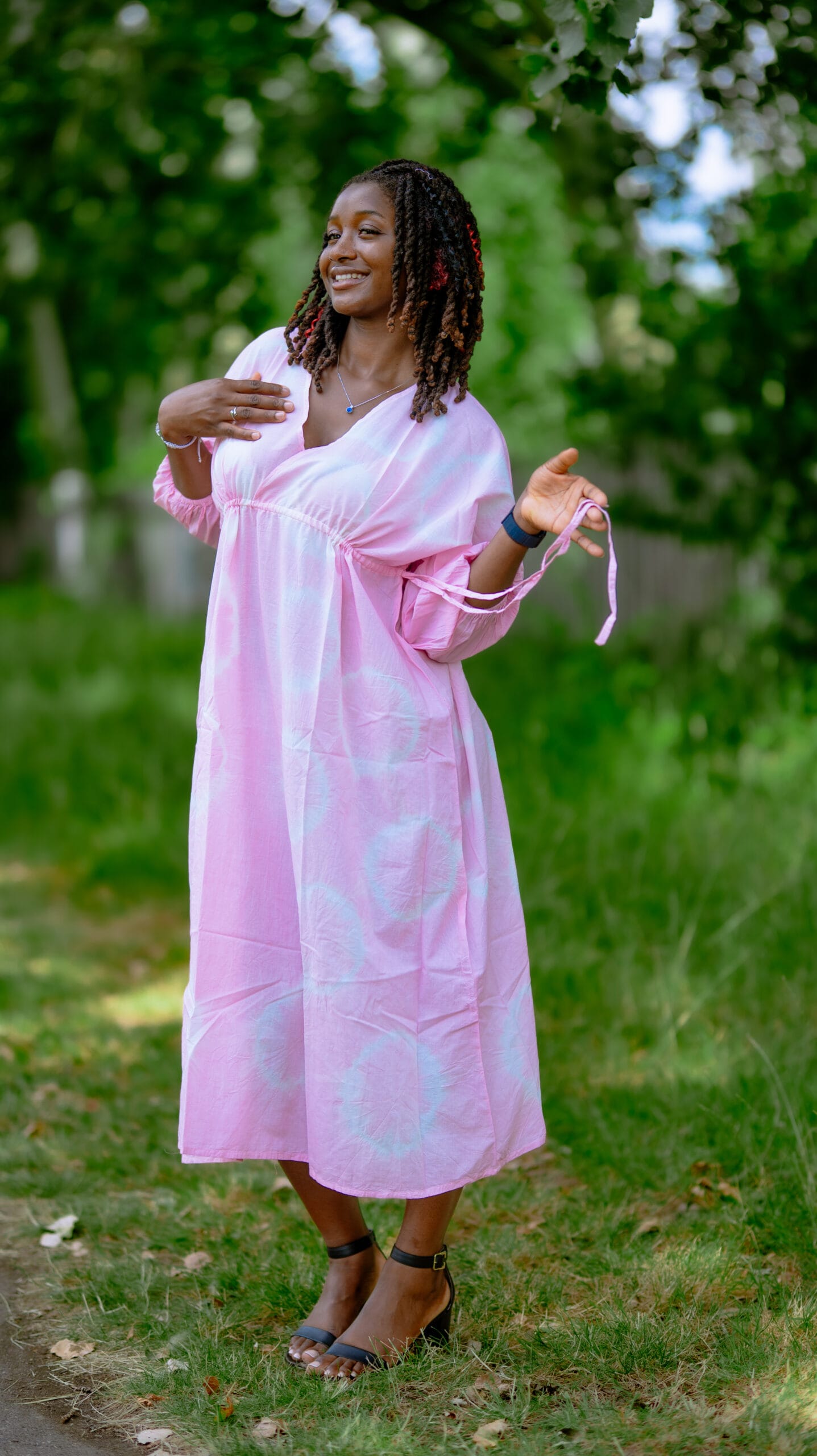 Rosy Halo Dress - Image 3