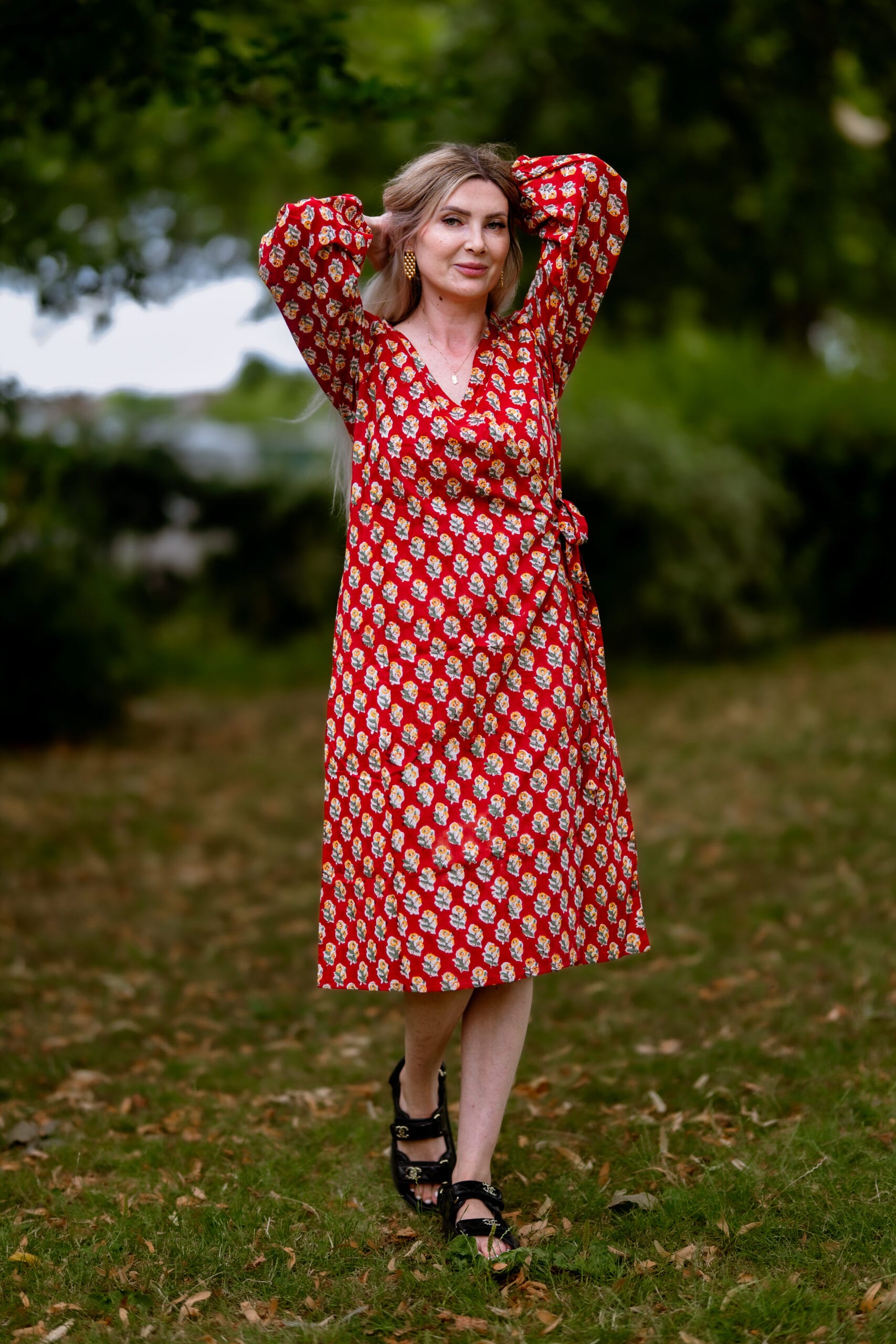 Ruby Bloom Wrap dress