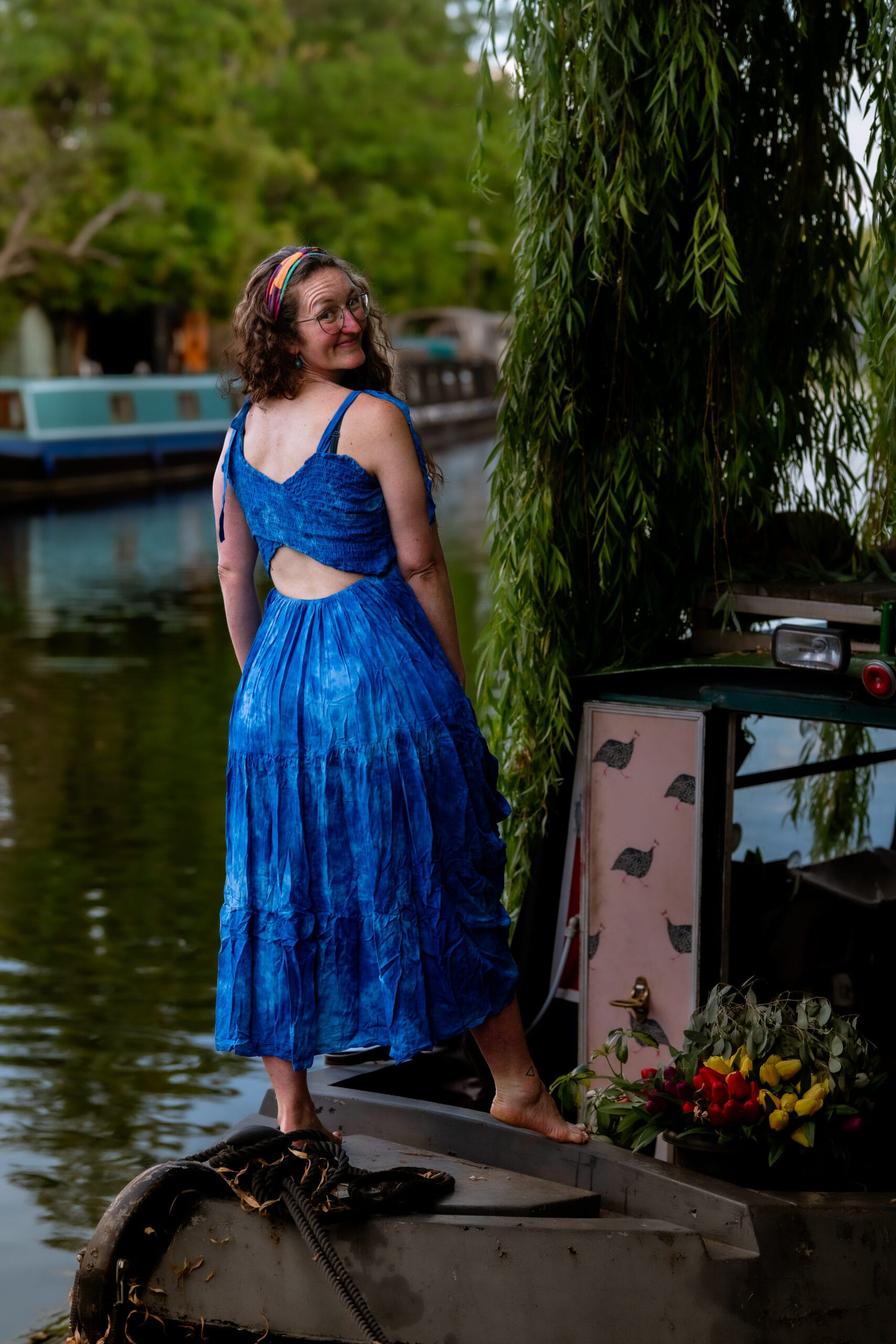 Indigo Wave dress - Image 4