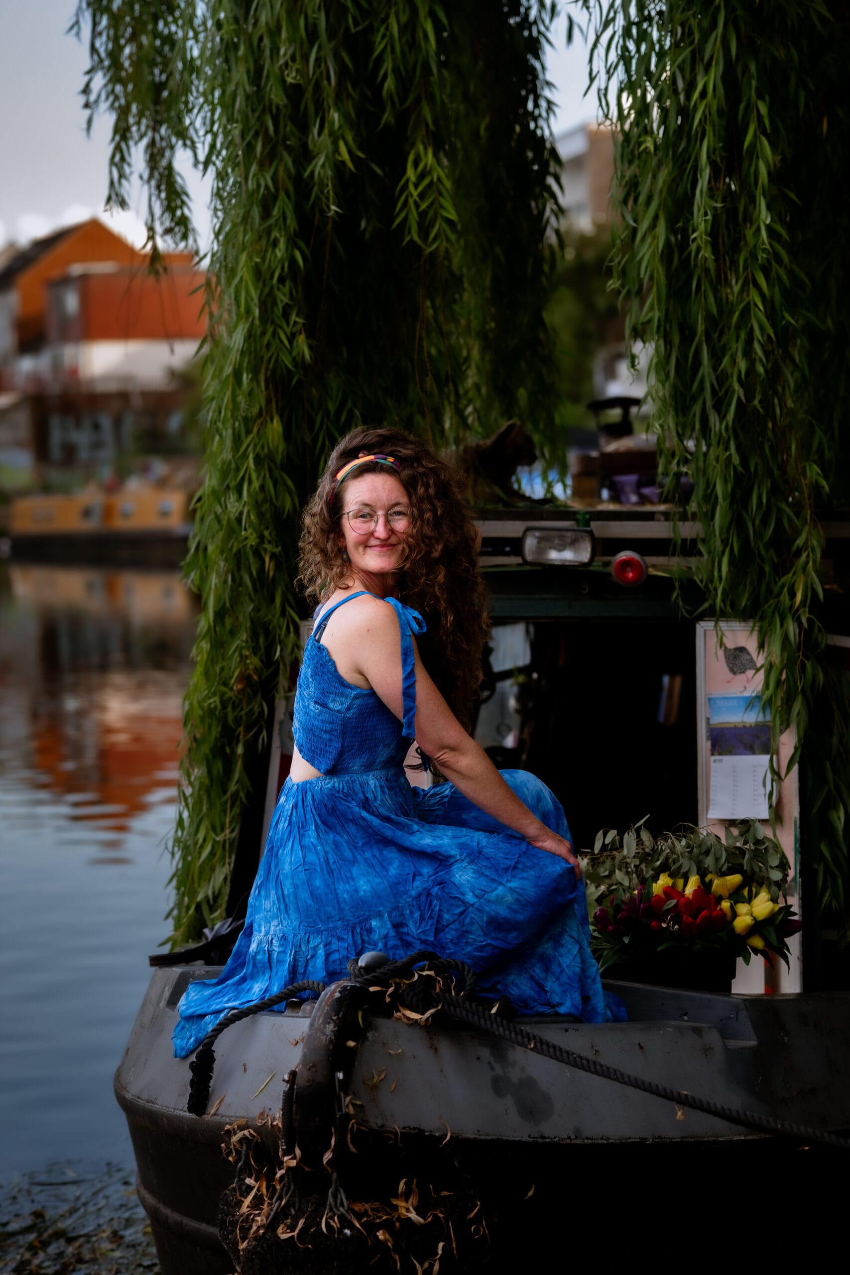 Indigo Wave dress - Image 2