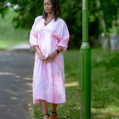 Rosy Halo Dress