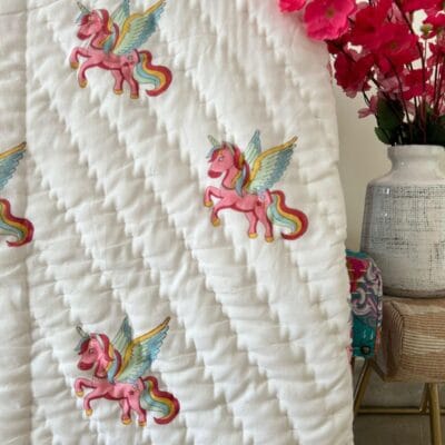 Unicorn Dream Baby Quilt