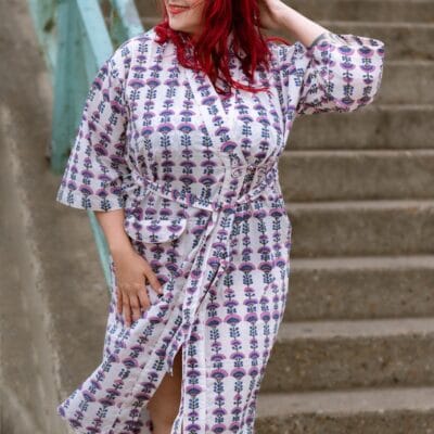 Lilac Drift Robe