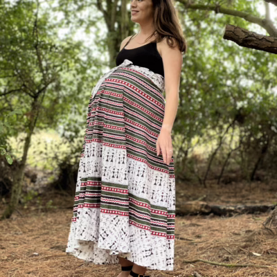 Tribal Rhythm Wrap Skirt