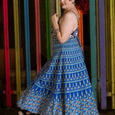 Neela Bloom Wrap Skirt