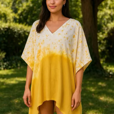 Marigold Silk Kaftan