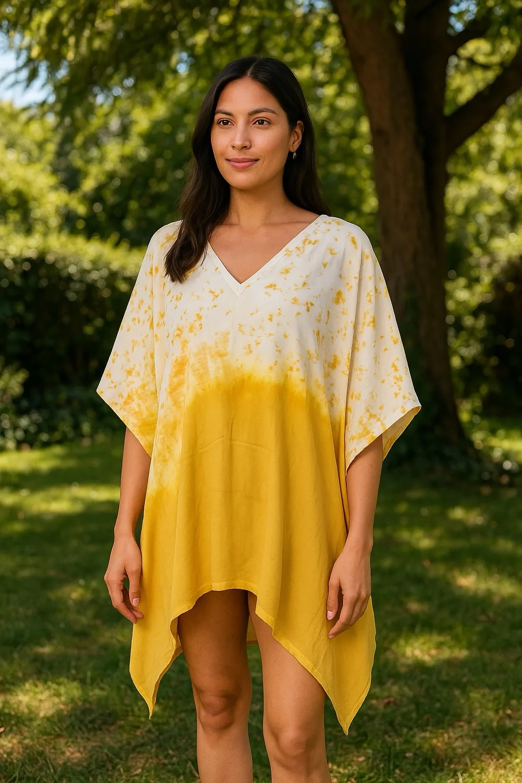 Marigold Silk Kaftan