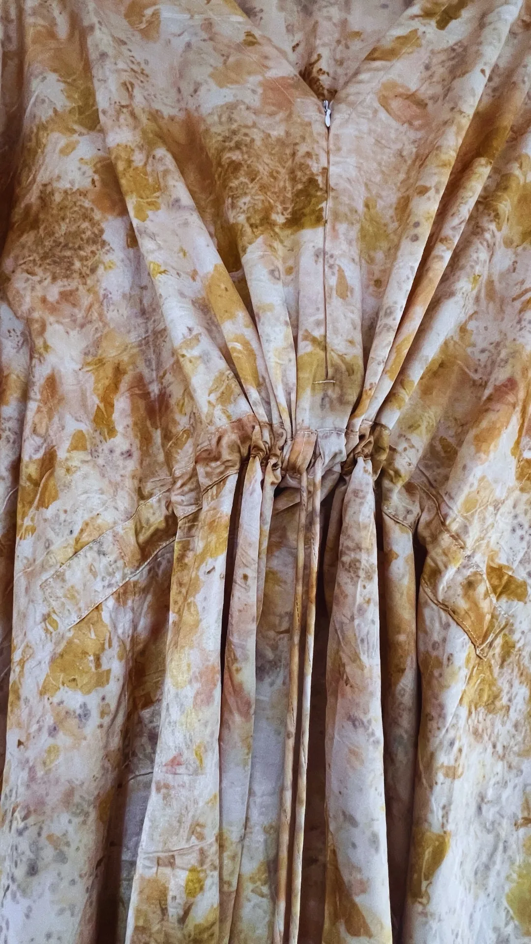 Petal Mist Eco-Print Kaftan - Image 2