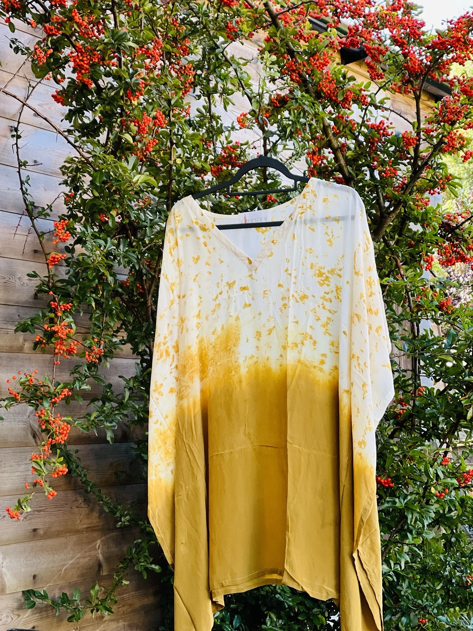 Marigold Silk Kaftan - Image 2