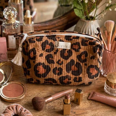 Leopard Wash Bag Set