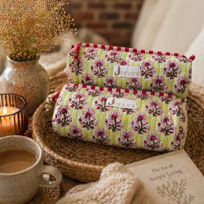 Lime Blossom Pouch