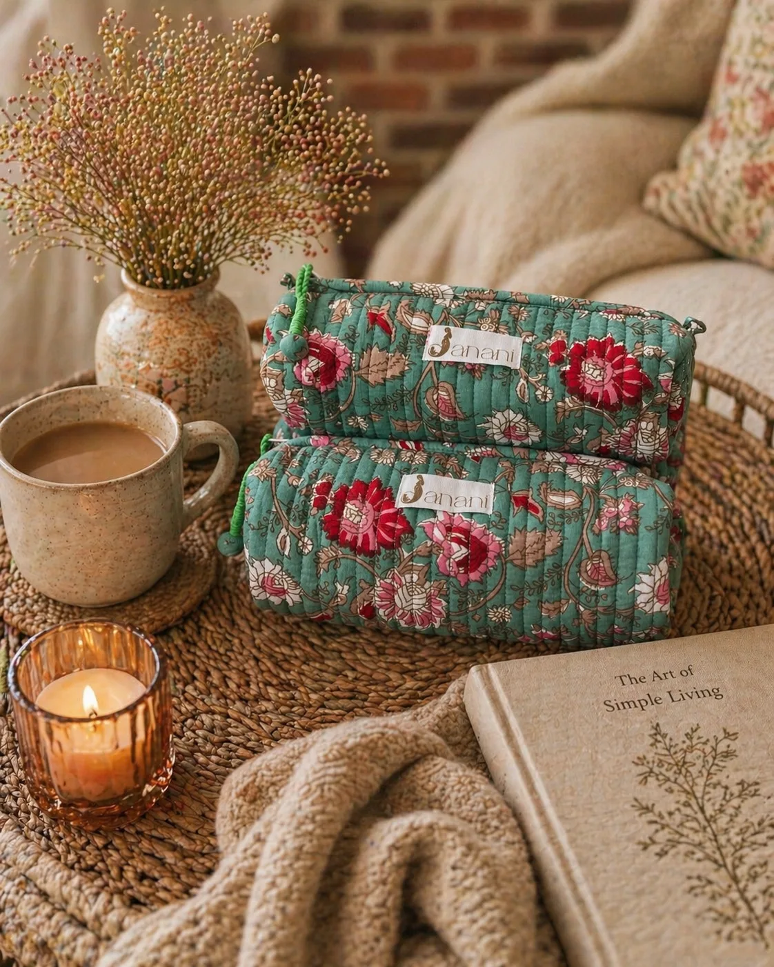 Vintage Bloom Pouch