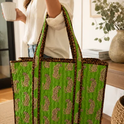 Savannah Green Reversible tote-Limited Edition
