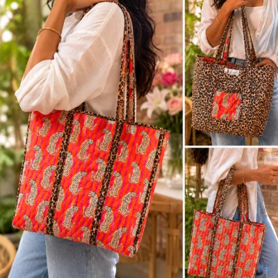 Sunset Safari Reversible tote-Limited Edition